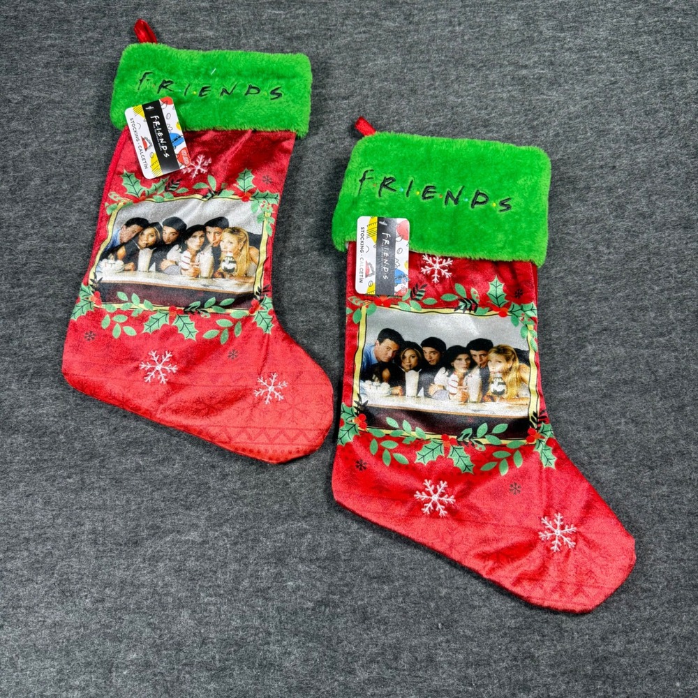 NWT Friends The Television Series Christmas Stocking Set - Picture 1 of 8